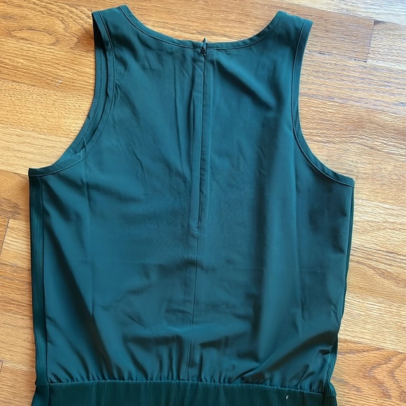 Athleta Brooklyn jumpsuit, Seaweed Snack color, size 4 - Picture 8 of 10